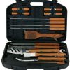 KANDUO BBQ Grill Set, 11-Piece Grill Set with Thermometer, Heat Insulation Gloves, Cloth Bag, Grill Tools Set for Men Women – Perfect Grill Gifts for Men 3
