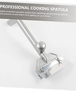 Griddle Scrapper Griddle Accessory Easy Burnt Caked Food Removal Kitchen Scraper Tool 2