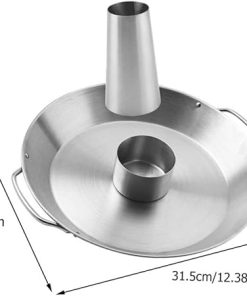 Happyyami Easy to Use Stainless Steel Grilled Chicken Stand Roaster Tool for Roast Chicken 2