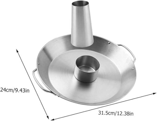 Happyyami Easy to Use Stainless Steel Grilled Chicken Stand Roaster Tool for Roast Chicken - Image 2