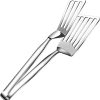 TEMKIN Tongs Non-Slip Stainless Steel Food Tongs Meat Salad Bread Serving Tongs for Barbecue Kitchen Accessories Cooking Utensils Tongs 3