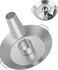 Chicken Roaster Stand Vertical | Heavy-Duty Stainless Steel Beer Can Roasting Rack Dishwasher Safe With Handle Grilling Pot Great For BBQ Smoker Oven Outdoor Cooking Backyard Entertaining Kitchen Tool