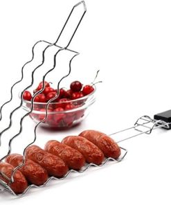Wire Rack Cooking BBQ Mesh Beef Grilling Mesh Rack Stainless Steel Barbecue Tool Grill Mat 2