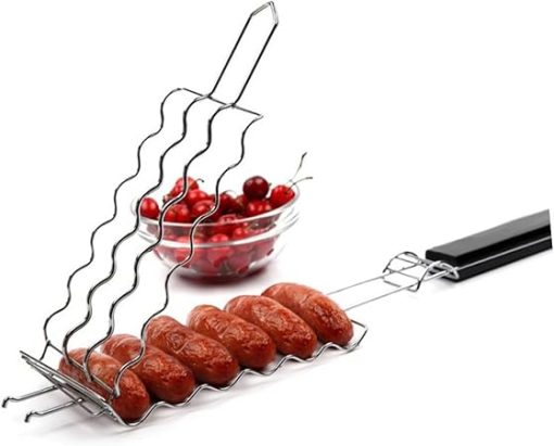 Wire Rack Cooking BBQ Mesh Beef Grilling Mesh Rack Stainless Steel Barbecue Tool Grill Mat - Image 2