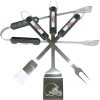 Barbecue kit Barbecue Tool Set, Stainless Steel Barbecue Accessories Complete Outdoor Barbecue Grill UtensilsTools Set for Friends Family 3