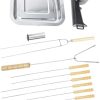 Totority Outdoor BBQ Tools Set Grill Barbecue Tool Kit Grill Tin Foil Picnic Barbecue Accessories