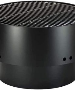 DIY BBQ Grill Round Charcoal Stove Outdoor Bacon Portable Barbecue Grills, Has Excellent Heat Dissipation, Prevents Rust