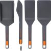 Griddle Accessories Set of 22, Leonyo BBQ Accessories for Outdoor, Professional Stainless Steel Griddle Grill Spatula Metal Scraper Tool for Flat Top Grill Cooking, Patio Grilling, Teppanyaki 3