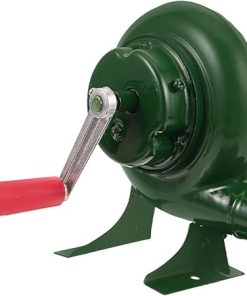 VANZACK Handheld Air Blower Hand Crank BBQ Fan for Camping Portable Fire Blower Fan