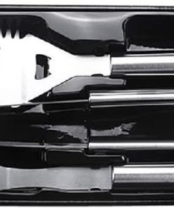 3 Piece Stainless Steel BBQ Grill Tool Set BBQ Accessories Spatula Fork Pliers BBQ Utensils Outdoor BBQ Tools