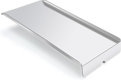 Criditpid BAC-006 Drip Tray Replacement Parts for Traeger Pellet Grills/Tex Elite Pellet Smoker Grills, BAC006 Stainless Steel Drip Pan Heat Baffle for Traeger Pro 34 Series, Texas, Texas Pro Grill