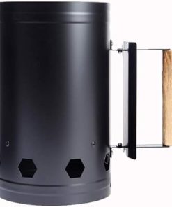 Kitchen Tools Fast Fire Starter Bucket Stainless Steel Ignition Charcoal Barrel Outdoor Kitchen Barbecue Carbon Ignition Barrel Rack Tools Stove Accessory