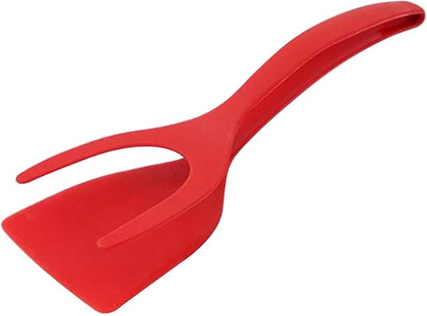 Tongs 2 in 1 Multifunctional Non-Stick Food Clip Tongs Fried Egg Cooking Turner Pancake Spatula Pizza Barbecue Omelet Kitchen Clamp Tongs 2 in 1 Multifunctional Non-Stick Food Clip Tongs Fried Egg Cooking Turner Pancake Spatula Pizza Barbecue Omelet Kitchen Clamp