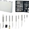 Outdoor BBQ BBQ Barbecue Tool Set Fork and Shovel Clamp Three Piece Set Combination Grill 3