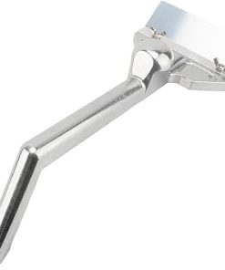 Commercial Griddle Scraper Flat Top Grill Scraper with Ergonomic Aluminum Handle for Outdoor Grill Cleaning 2