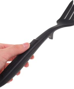 Dinner Forks, 3pcs Silicone Cooking Fork Pasta Spaghetti Server Spoon Home Cooking Fork Salad Tongs Silicone Forks Sphagetti Black Serving Utensils Versatilen Moss Noodle 2
