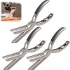 Rib Prep Tool Membrane Remover,Rib Membrane Removal Tool,Meat Rib Separator,Rib Skinner Membrane Removal Tool,Rib Membrane Remover Stainless Steel Tool,Dishwasher Safe BBQ Accessories(3pcs) 3
