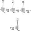 BBQ Tongs Tools Set Sausage Net Kabob Skewers Barbecue Supplies Grill Tools BBQ Utensils 4