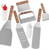 MERRYHAPY Complete BBQ Tool Set Grill Utensils Set Spatula Tongs Fork Brush Outdoor Cooking