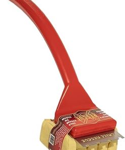 Grill Rescue BBQ Replaceable Scraper Cleaning Head, Bristle Free - Durable and Unique Scraper Tools for Cast Iron or Stainless-Steel Grates, Barbecue Cleaner (Grill Grate Brush with Scraper)