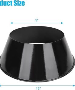 BBQ 13’’ Black Whirlpool & Warming Cooking Rack/Smoking Rack for Weber Kettle 22/26.75 WSM Smokey Mountain, Stainless Steel Whirlpool with Enamel Coating Barbecue Grill Accessories 2