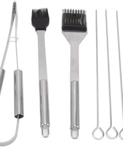20pcs BBQ Tongs BBQ Fork BBQ Brush Stainless Steel BBQ Tool Set Outdoor Portable Grilling Tools Set Grilling Accessories for Family Outdoor Activities