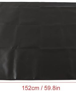 Yosoo Gas Grill Splatter Mat Heat BBQ Patio Protector Grilling Gear, Fire Mat for Indoor Outdoor Activities (152x122CM Rectangle) 2