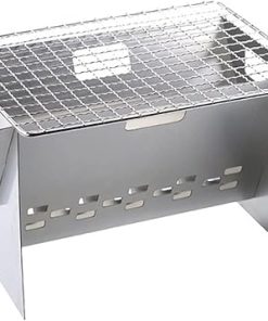 BBQ Grill Outdoor Charcoal grills Mini Folding Stainless Steel Barbecue Grill Outdoor Camping Portable BBQ Oven Household Kitchen Cooking Gadget Accessories