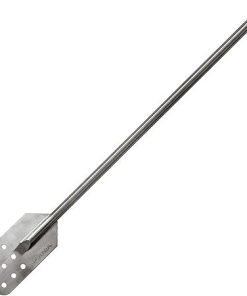 Bayou Classic 1042 42-in Stainless Stir Paddle Perfect for Crawfish and Seafood Boils Durable 42-in Stainless Handle 4-in Wide Perforated Paddle