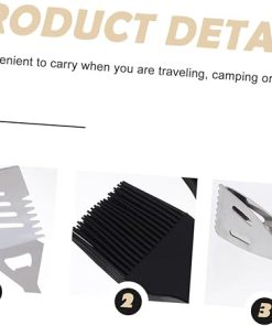 BBQ Tools Set Grilling Kit for Men 1 Set Outdoor Stainless Steel BBQ Utensils Kit 2