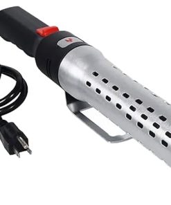 Grill Charcoal Lighter Fire Starter Wood Burning Fireplaces and Fire Pits Electric Chimney Charcoal Starter,BBQ Fire Starter Electric Charcoal Grill Lighter Igniter for Barbeque (Silver)