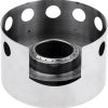 JSEIAJB Outdoor Stove Camping Stoves Windshield, Lightweight Spirit Burner - Multifunction Stand