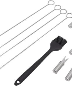 16pcs Stainless Steel BBQ Set, Portable Grilling Tools Kit with Oxford Cloth Bag, Easy to, Proof, High Strength, Ideal for Family Gatherings and Outdoor Activities 2