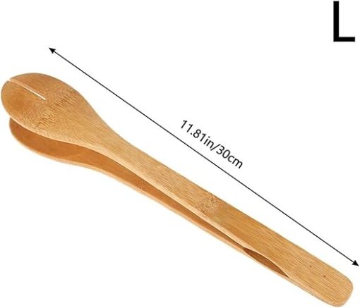 BBQ Tongs, BBQ Food BBQ Salad Toast Tongs Cake Pastry Tea Clip Clamp Useful Cooking Tongs Bread Cake Clip Home Kitchen Tools Accessories(Large) - Image 2