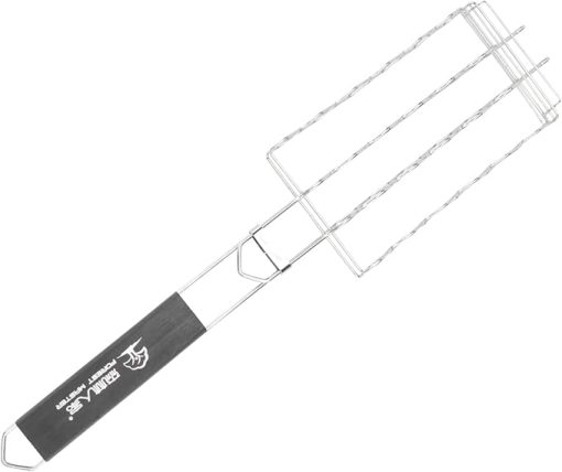 1Pc Stainless Steel Bbq Grill Mesh Rack Durable Barbecue Tool for Outdoor Cooking Easy to Clean Fish Grilling Net Multi Function Grilling Accessory for Corn and Meat