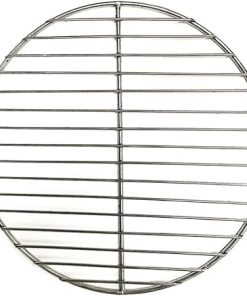 Roast Nets Non-Stick BBQ Mat Grid 304 Stainless Steel Round BBQ Grill Mesh Home Grill Tool Iron Nets Barbecue Accessories 1pc (Color : 47cm Diameter) 2