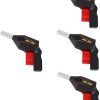 4pcs Accessory Bbq Fast Picnic Barbecue Outdoor Grills for Stove Portable Fire Handheld Tool Crank Camping Grill Charcoal Fireplace Blower Blowing Coal Tools Mini Cooking Air Fan/1005