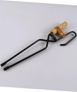 BESPORTBLE 4pcs Camping Tools Bbq Fire Clip Fire Pit Tongs for Outdoor Use Portable Durable Non-slip Ergonomic Handle 2
