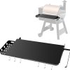 Yukon Glory™ BBQ ‘N SERVE Wide Basket Set – BBQ Grill Basket – The Grilling Basket Includes a Serving Tray & Clip-On Handle – Perfect Grill Baskets for Outdoor Grill Vegetables or Fish Basket & Meat 4