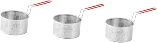 3pcs Outdoor Camping Burner Basket Fire Pit Grill Charcoal Basket Stainless Burner Fast Ignition Easy to Clean