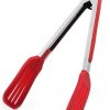 Catering tongs Stainless Steel Food Tongs, Kitchen Utensils, Self-cooking Tools, Heat-proof Bread Tongs Pastry Tongs Barbecue Kitchen Tongs Steel 3