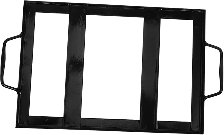 2pcs Iron Enamel Salt Plate Rack BBQ Tool for Outdoor Grilling Kitchen and Restaurant Use for Salt Block Holding Heavy-Duty and Design 2pcs Iron Enamel Salt Plate Rack BBQ Tool for Outdoor Grilling Kitchen and Restaurant Use for Salt Block Holding Heavy-Duty and Design