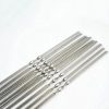 MERRYHAPY Outdoor Barbecue Tool 4 Pcs Metal Fish Grill Clip Wooden Handle Non-stick Mesh Clip Bbq Basket for Whole Fish 4