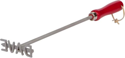 BBQ Fans 4 Letter Branding Iron for Steak, Buns, Wood & Leather