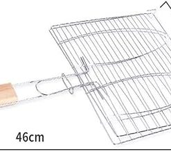 MaGiLL BBQ Basket,Outdoor BBQ Accessories with Handle Grills Grilled Burger Sq.?Tool Accessories 2