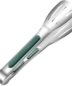 Mini Tongs Stainless Steel Kitchen Tongs Silicone Food Tong Non-Slip Cooking Clip Clamp Baking BBQ Salad Grill Kitchen Accessories Tools