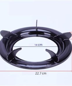 Gas Hob Rack，2 Pcs Gas Stove Bracket Kitchen Tool Wok Iron Grilling Accessories Support Accessory(14×22.7cm) 2