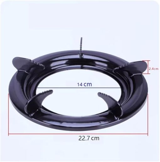 Gas Hob Rack，2 Pcs Gas Stove Bracket Kitchen Tool Wok Iron Grilling Accessories Support Accessory(14x22.7cm) - Image 2