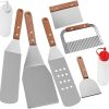 BESPORTBLE BBQ Grill Tools Kit 8pcs Grilling Utensils Set Heavy Duty Stainless Steel BBQ Utensils Outdoor Grill Accessories Meat Tenderizer Cleaning Brush Camping