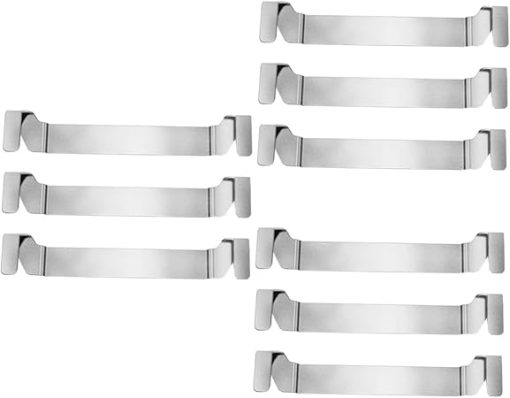 GANAZONO 3sets Griddle Spatula Holder Stainless Steel Spatula Rack Camping BBQ Tool Set 3pcs*3